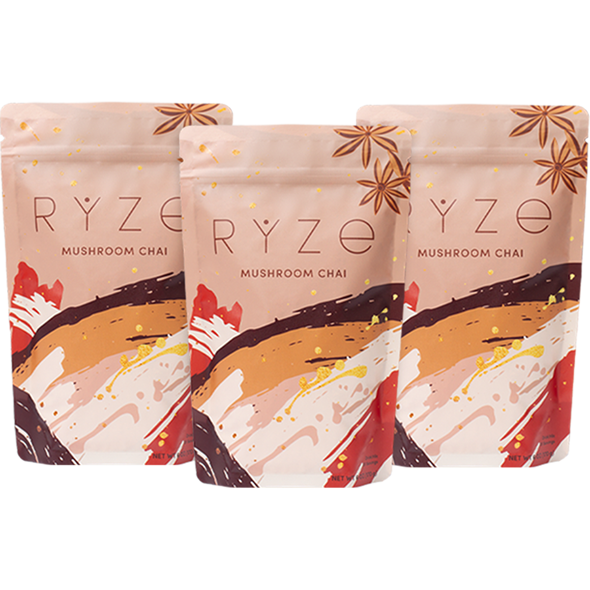 RYZE Mushroom Chai Latte - 60 Servings, Drink Mix