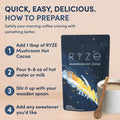 RYZE Day & Night Bundle - Coffee & Cocoa, Mushroom Drink Mix Set