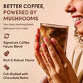 RYZE Mushroom Coffee Dark Roast Starter Kit - Upgrade, Mushroom Drink Mix Set
