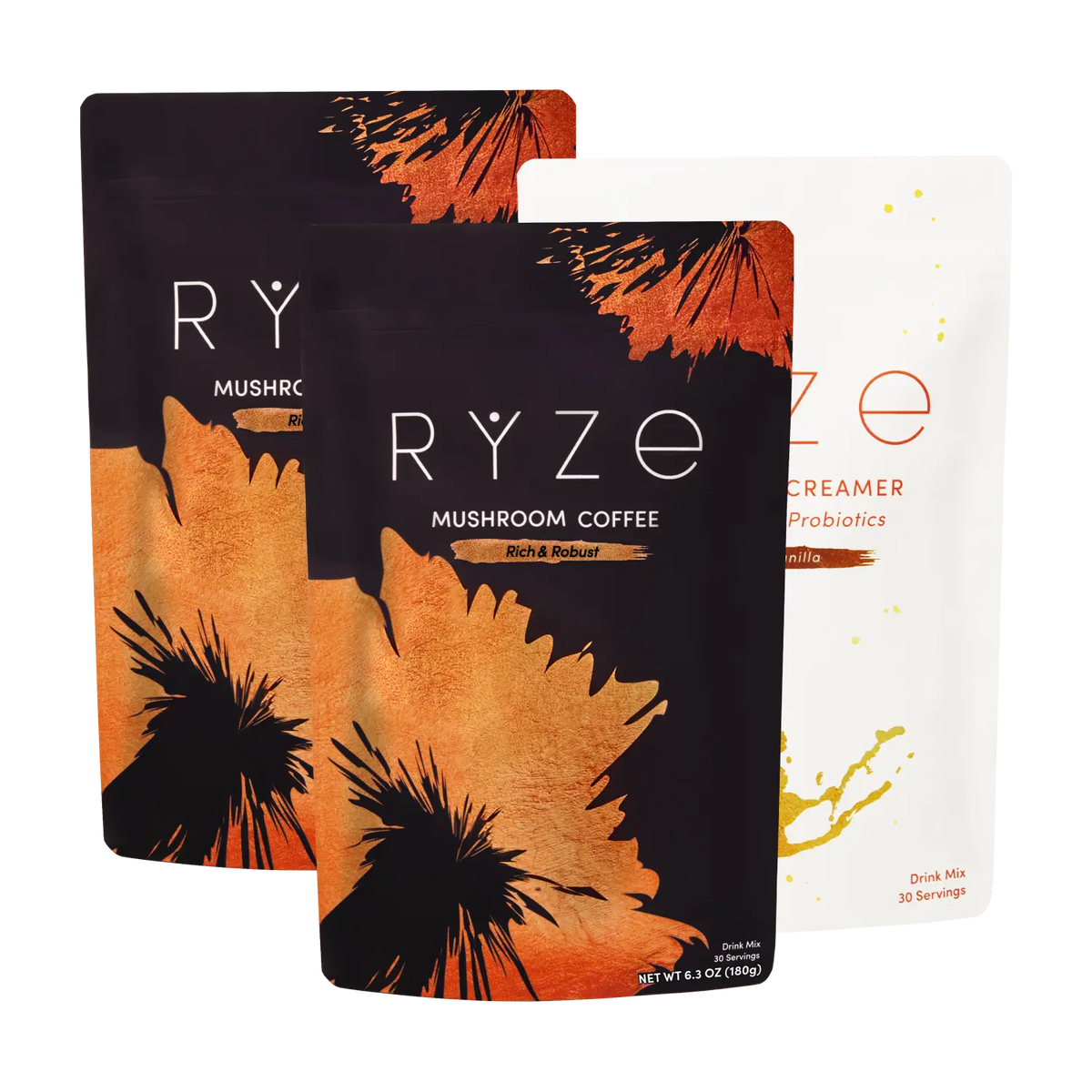 RYZE Ritual Set Dark Roast & Creamer, Coffee Bundle Set