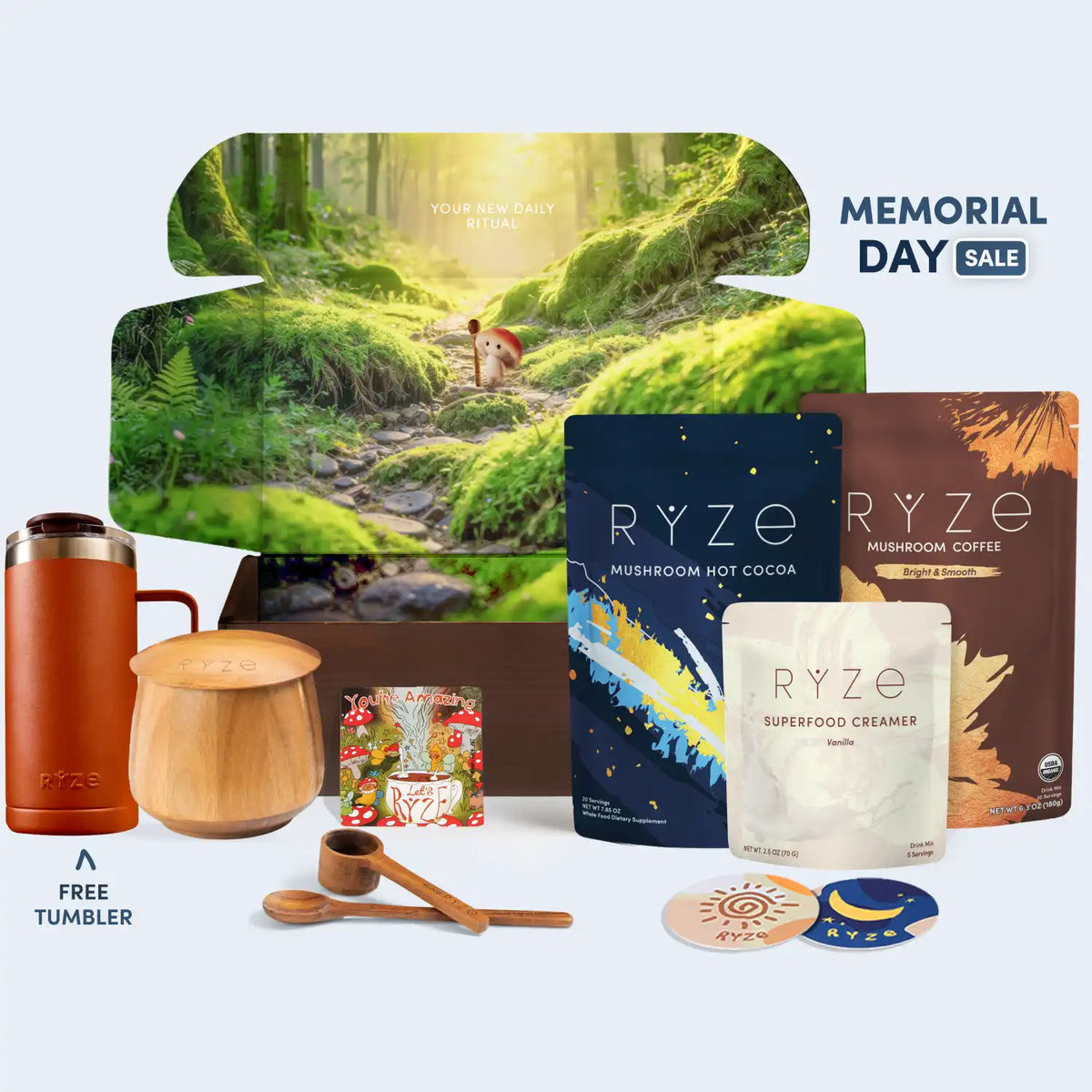 RYZE Ritual Set - Cocoa & Coffee, Coffee Bundle Set