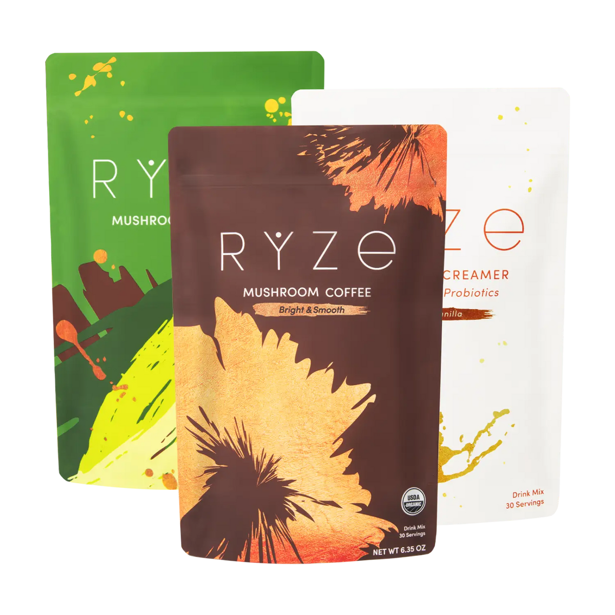 RYZE Ritual Set - Matcha & Coffee & Creamer, Coffee Bundle Set