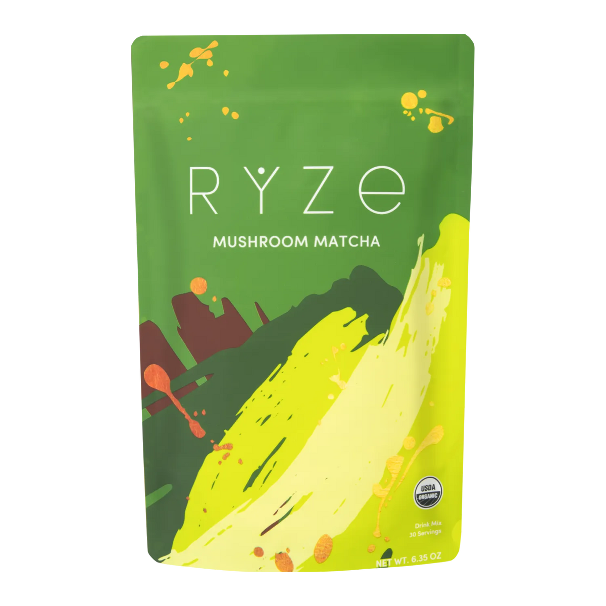 RYZE Mushroom Matcha - 30 Servings, Drink Mix