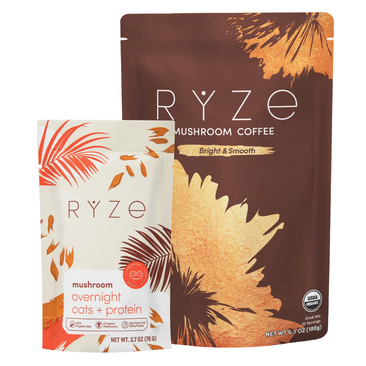 RYZE Morning Ritual - Oats & Coffee, Breakfast & Drink Mix Set