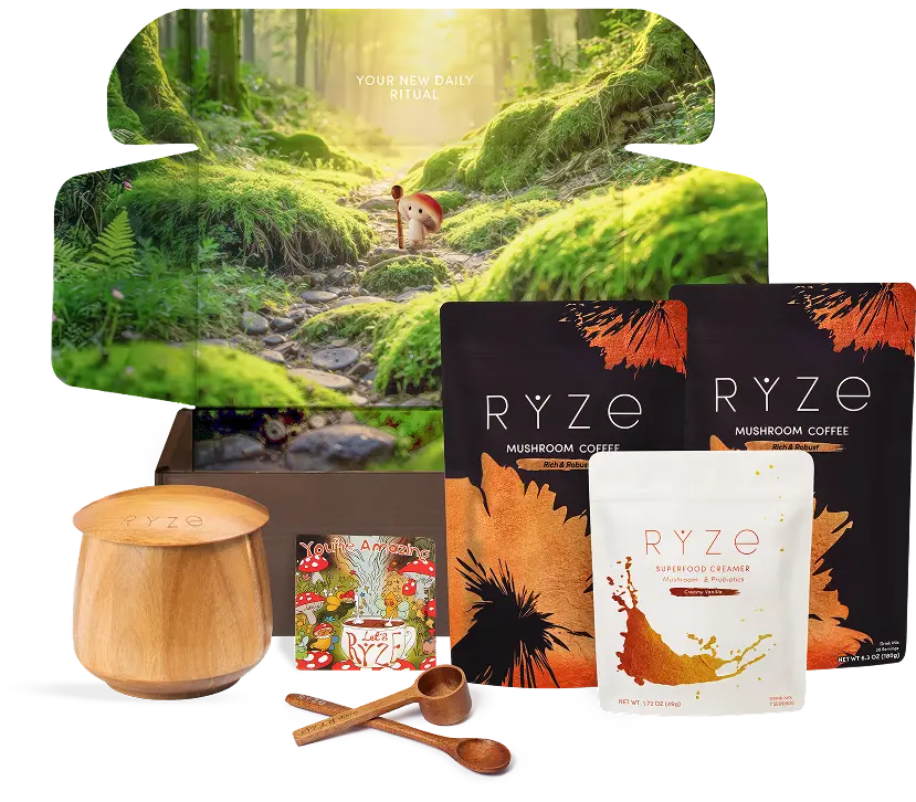 RYZE Ritual Set Dark Roast - 90 Day Plan, Coffee Bundle Set