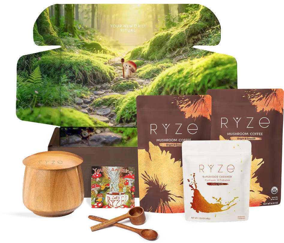 RYZE Ritual Set - 90 Day Plan, Coffee Bundle Set