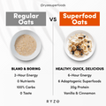 RYZE Mushroom Overnight Oats - 28 Servings, Breakfast Pack