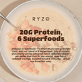 RYZE Mushroom Overnight Oats - 28 Servings, Breakfast Pack