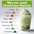 RYZE Mushroom Matcha, Drink Mix